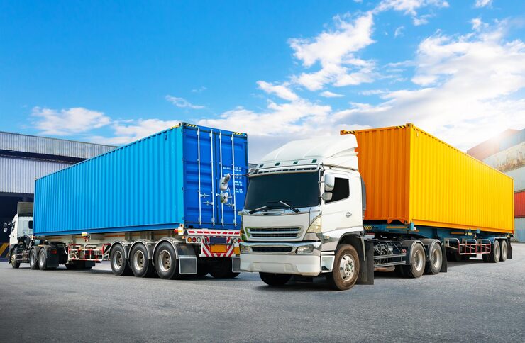 semi-trailer-trucks-parking-lot-warehouse-port-freight-truck-logistics-transportatation_36860-2532